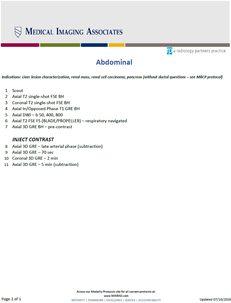 MR Abdominal 07-16-2026